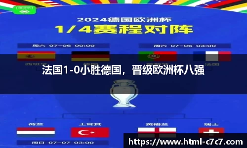 法国1-0小胜德国，晋级欧洲杯八强